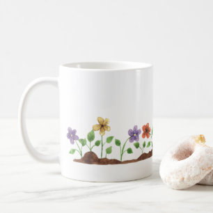 Taza De Café Jardín de flores