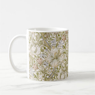 Taza De Café Jardín de flores clásicas de lirio dorado de Willi
