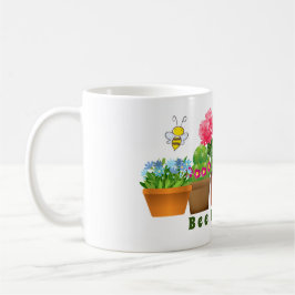 Taza De Café Jardín de flores de cactus amigable para abejas