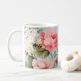 Taza De Café Jardín de flores del campo inglés