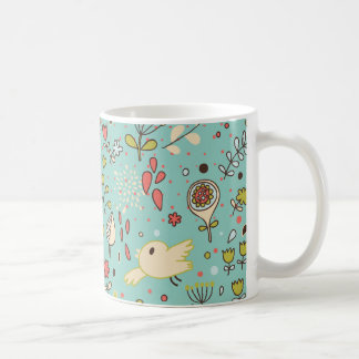 Taza De Café Jardín de Flores Impresionantes