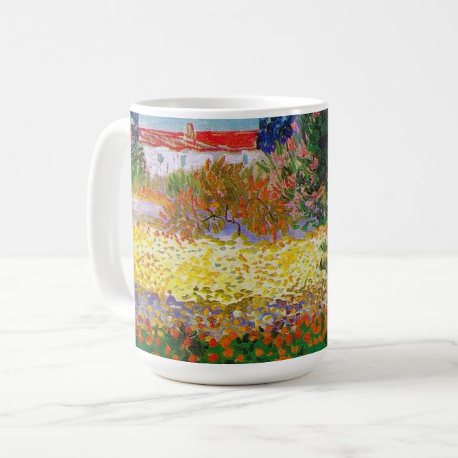 Taza De Café Jardín de flores, Van Gogh (Anverso izquierdo)