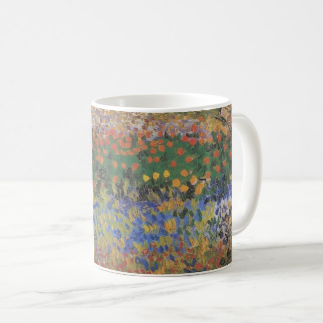 Taza De Café Jardín de flores - Vincent van Gogh (Anverso derecho)