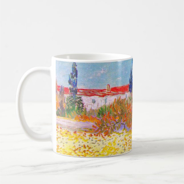 Taza De Café Jardín de flores Vincent Van Gogh (Izquierda)