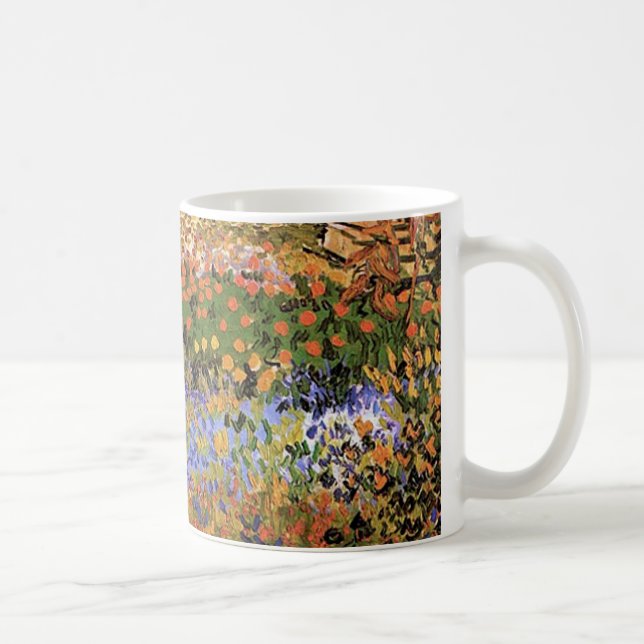 Taza De Café Jardín de flores, Vincent van Gogh. (Derecha)