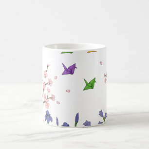 Taza De Café Jardín de grulla de papel