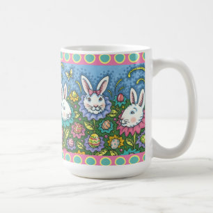 TAZA DE CAFÉ JARDÍN DE HUEVOS DE ORIENTE SIMILAR, FLORES DE RAB