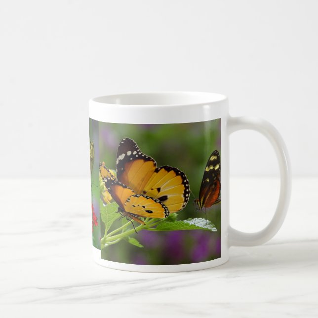 Taza De Café Jardín de la mariposa (Derecha)