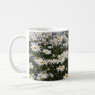 Taza De Café Jardín de margarita de verano