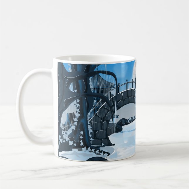 Taza De Café Jardín de Medición Japonés (Izquierda)