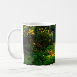 Taza De Café Jardín de Monet, Giverny, Francia en otoño