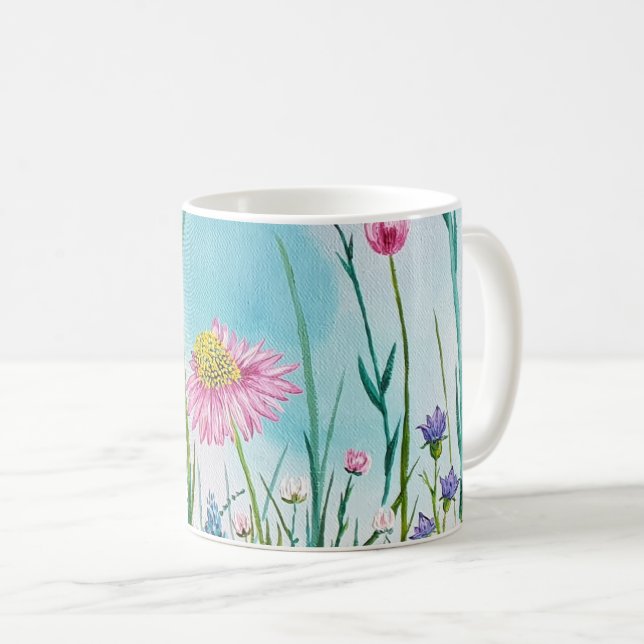Taza De Café Jardín de primavera (Anverso derecho)