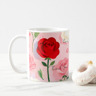 Taza De Café Jardín de Rosas Vintage - Papel de Regalo