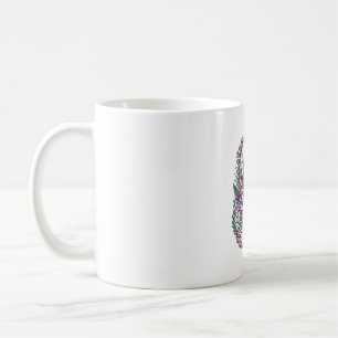 Taza De Café Jardín de Unicornios Bruja Unicornio Ropa Colorida