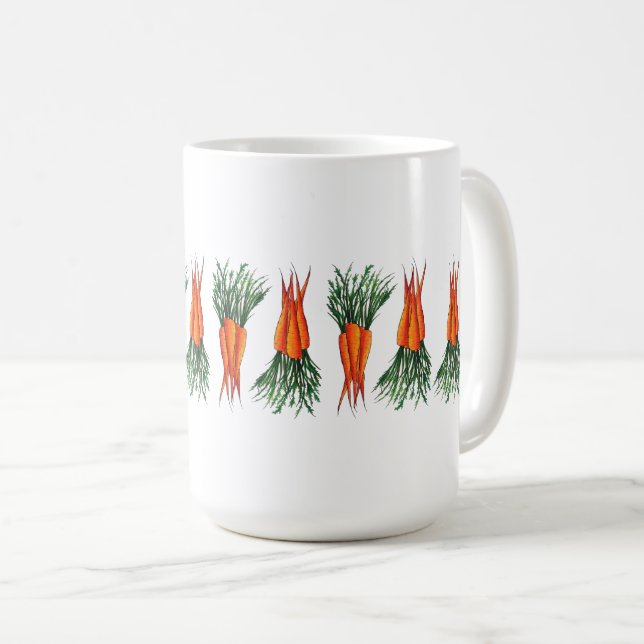 Taza De Café Jardín de verduras de Naranja de zanjas (Anverso derecho)