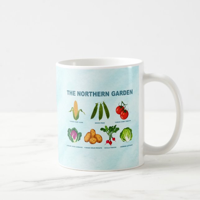 Taza De Café Jardín de verduras del norte (Derecha)
