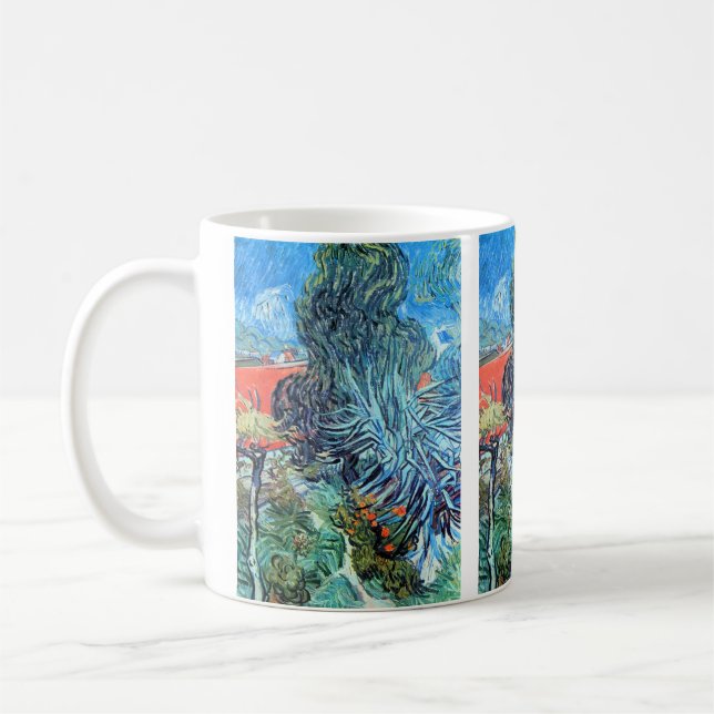 Taza De Café Jardín del Doctor Gachet, Auvers de Vincent van Go (Izquierda)