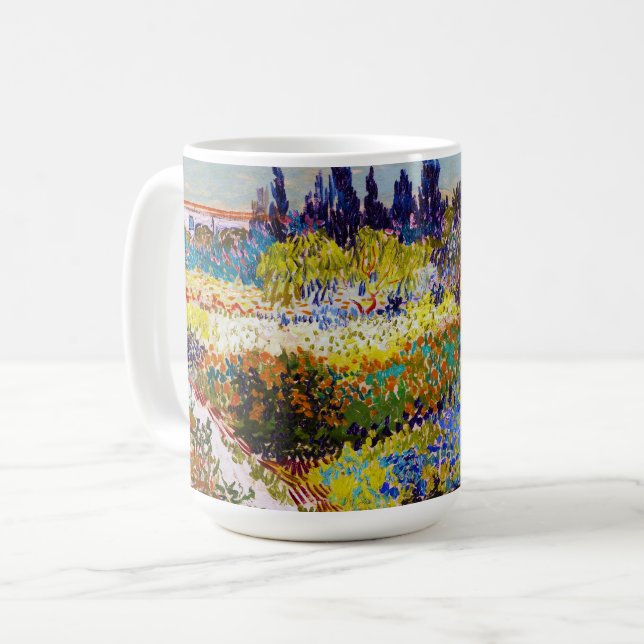 Taza De Café Jardín en Arles, Van Gogh (Anverso izquierdo)