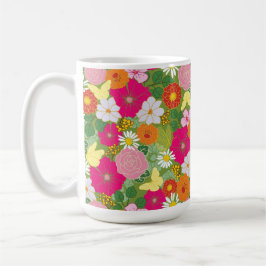 Taza De Café Jardín En Bloom_Butterflies Mug