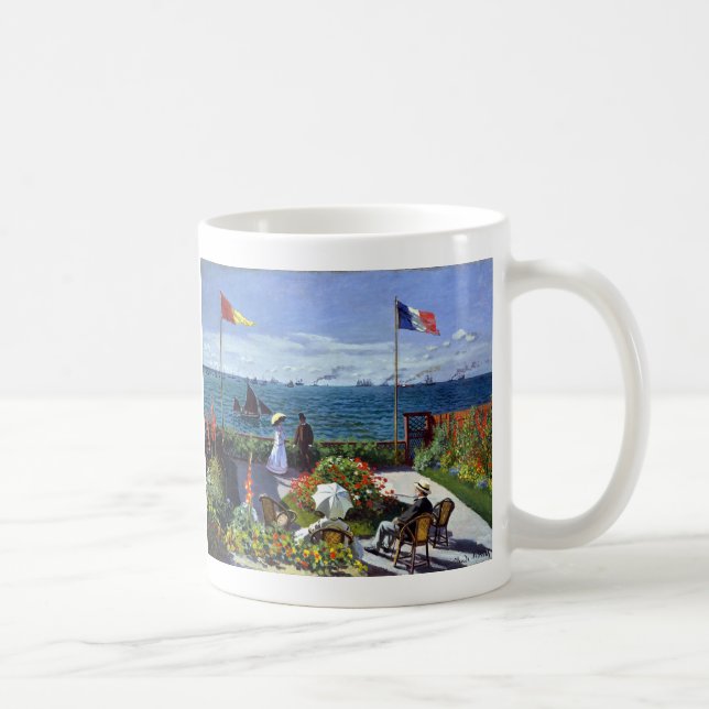 Taza De Café Jardín en Sainte-Adresse de Claude Monet (Derecha)