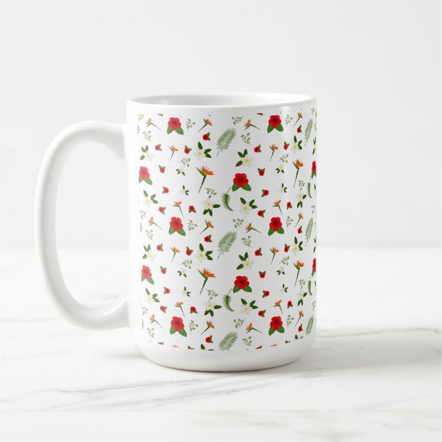 Taza De Café Jardín floral (Izquierda)