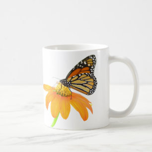 Taza De Café Jardín floral de la flor del girasol de la
