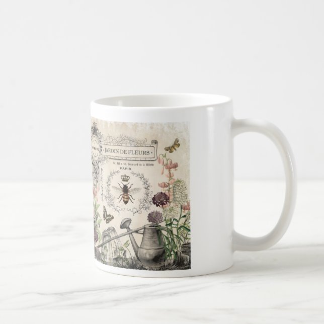 TAZA DE CAFÉ JARDÍN FRANCÉS DE LA ABEJA (Derecha)