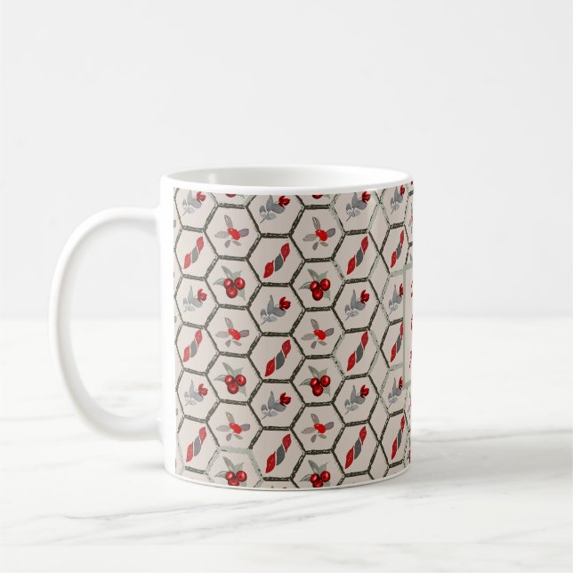 Taza De Café Jardín hexagonal: (Izquierda)