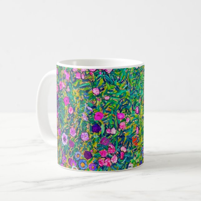 Taza De Café Jardín Italiano, Gustav Klimt (Anverso izquierdo)