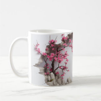 Taza De Café Jardín japonés apacible en 3D