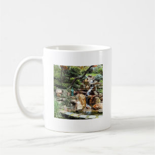 Taza De Café Jardín japonés en otoño