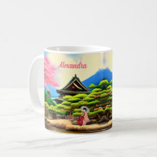 Taza De Café Jardín japonés Scenery Mug