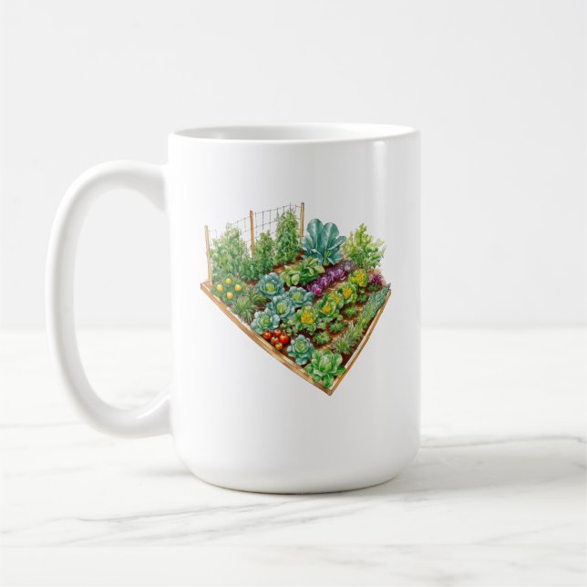 Taza De Café Jardín Mug (Izquierda)