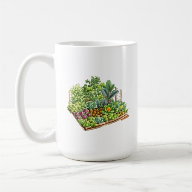 Taza De Café Jardín Mug (Izquierda)