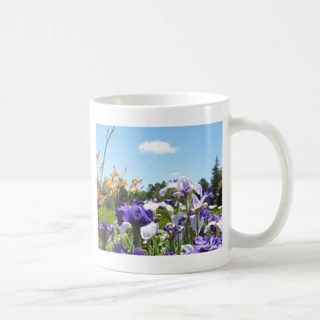 Taza De Café Jardín Purple Iris (Derecha)