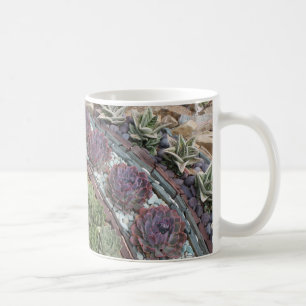 Taza De Café Jardín suculento geométrico