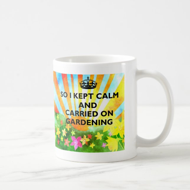 Taza De Café Jardinería (Derecha)
