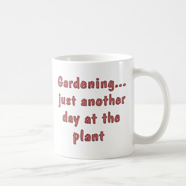 Taza De Café Jardinería (Derecha)