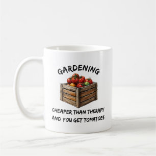 Taza De Café Jardinería más barata que terapia Jardinería div