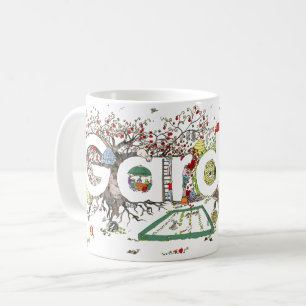 Taza De Café Jardinería Plantas y Animales Personalizados