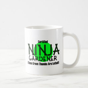 Taza De Café Jardinero certificado de Ninja