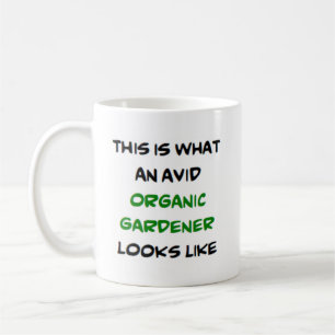 Taza De Café jardinero orgánico, ávido