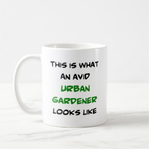 Taza De Café jardinero urbano, ávido