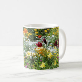 Taza De Café ¡Jardines coloridos del pleno verano! 5s