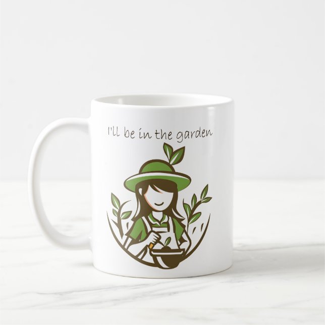 Taza De Café Jardines Cute Gardening Cita Jardines (Izquierda)