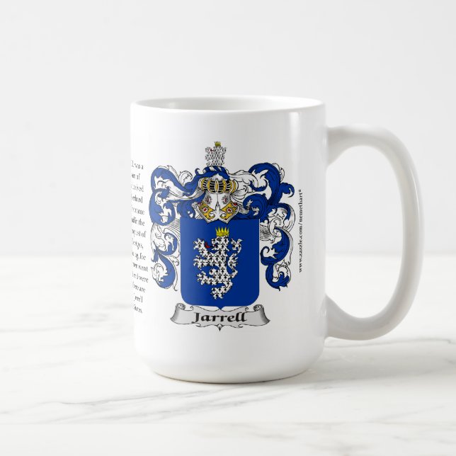 Taza De Café Jarrell, el origen, el significado y el escudo (Derecha)