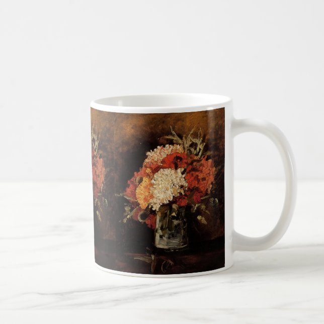 Taza De Café Jarrón con claveles de Vincent van Gogh (Derecha)