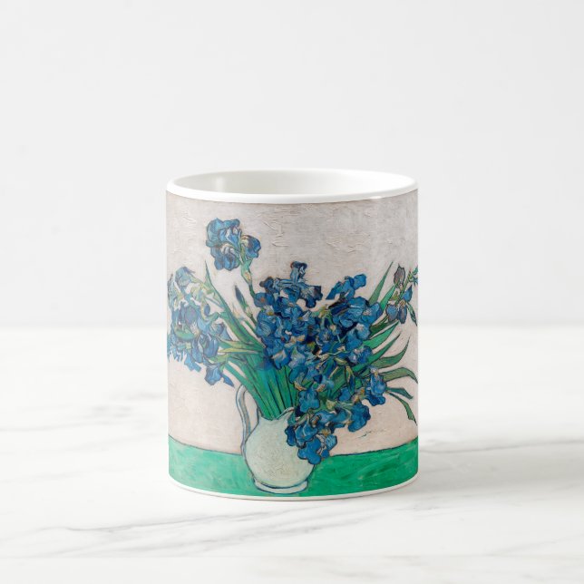Taza De Café Jarrón con Iris, Van Gogh (Centro)