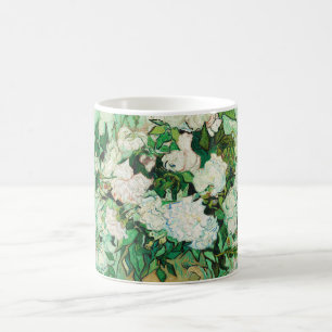 Taza De Café Jarrón con rosas rosadas, Vincent Van Gogh