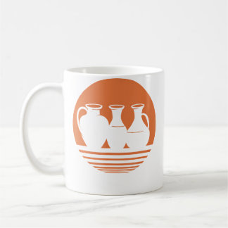Taza De Café Jarrón de cerámica retro alfarería